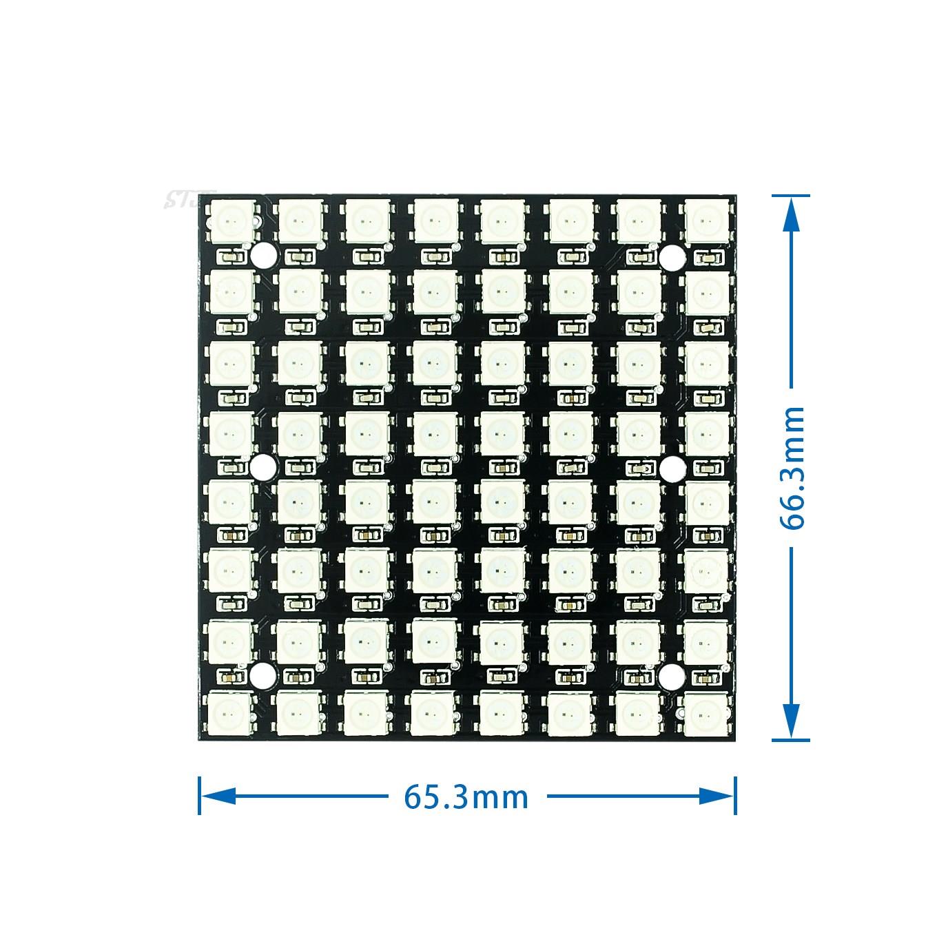 WS2812 smd LED 5050 RGB 8x8 64 - Rgb Led Matrix 8X8 리뷰 및 가격