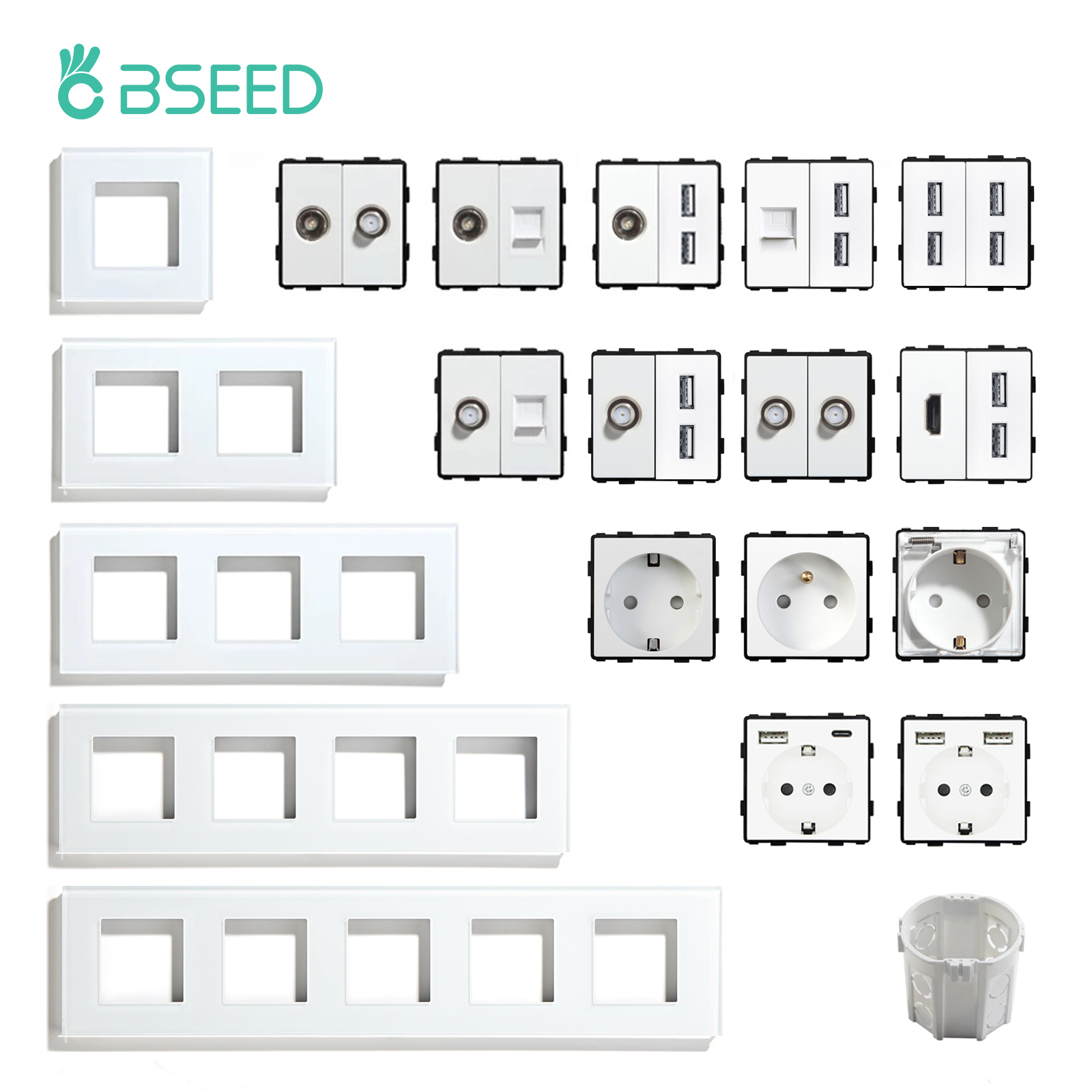 BSEED EU Standard Wall Socket  - Home Automation Panel Diy 리뷰 및 가격