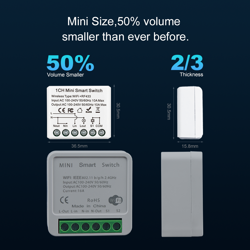 For Tuya WIFI 10A Smart Light  - Smart Home Automation Diy 리뷰 및 가격