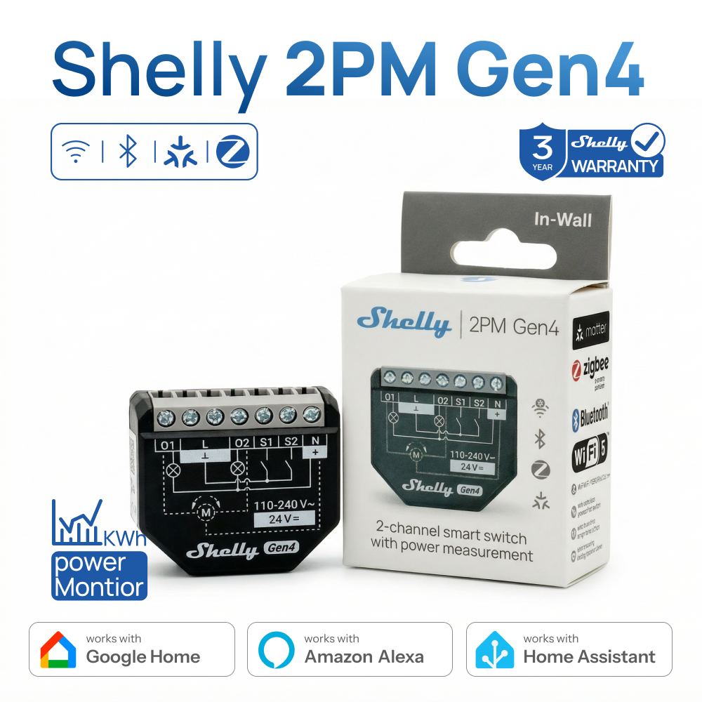 Shelly 2PM Gen4 Zigbee 2 Chann - Shelly Relay Module 리뷰 및 가격