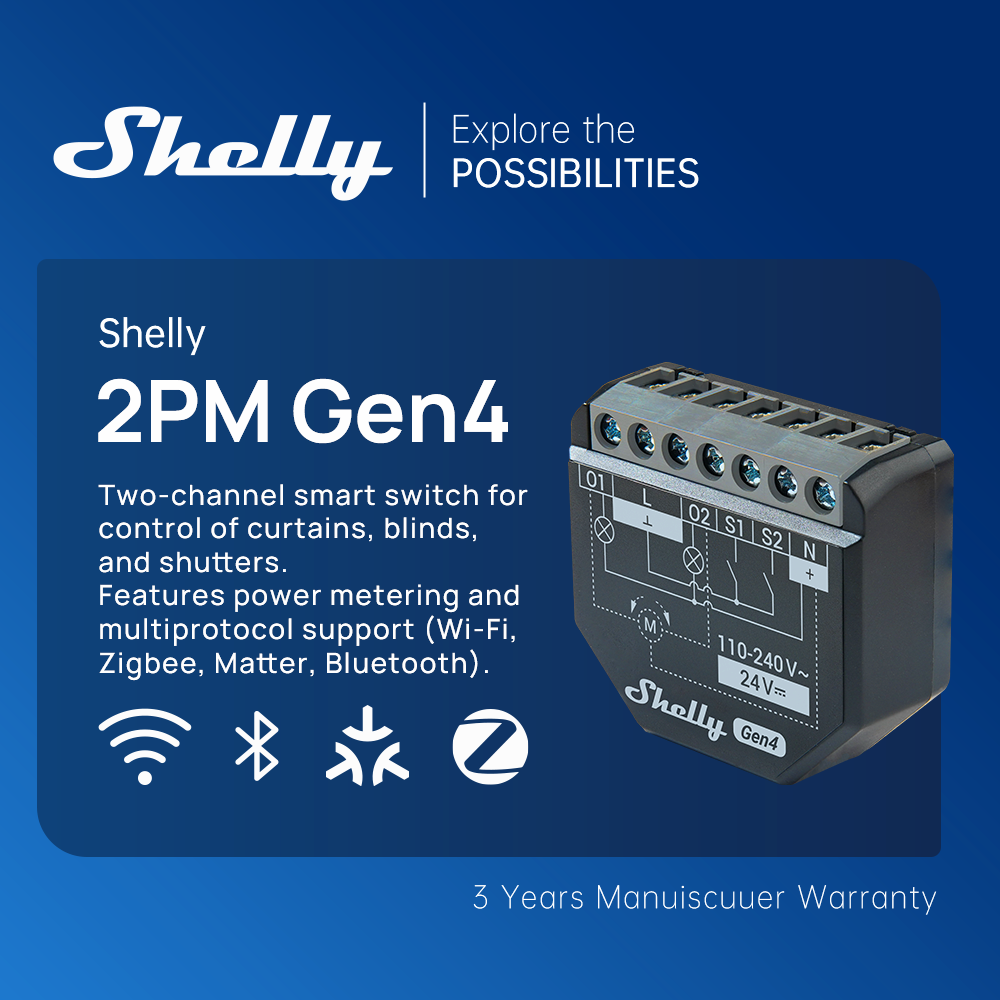 Shelly 2PM Gen4 Zigbee 2 Chann - Shelly Relay Module 리뷰 및 가격