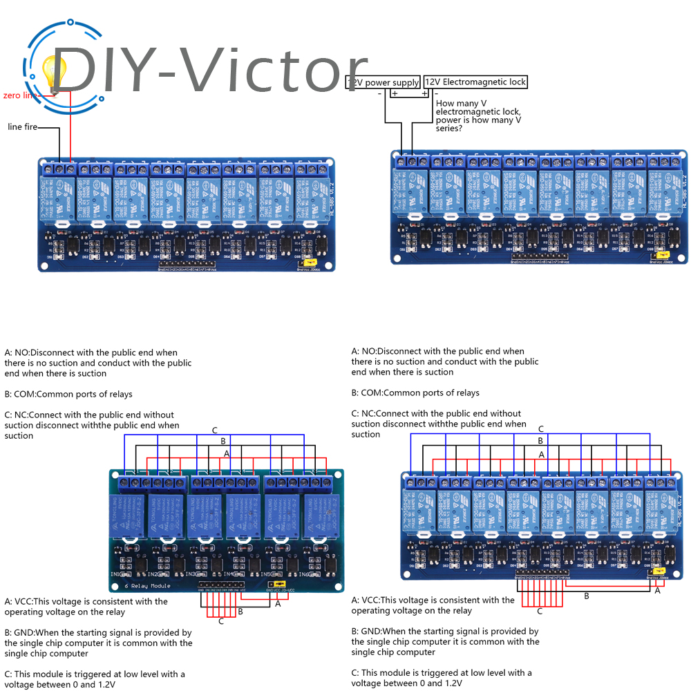 1 2 4 6 8 Channel DC 5V 12V Re - Relay 8 Channel Board 리뷰 및 가격
