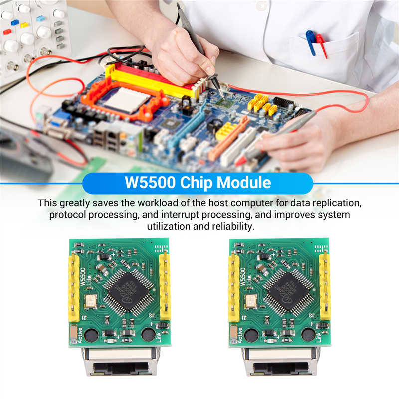2PCS/LOT USR-ES1 W5500 Chip Ne - Ethernet Module W5500 리뷰 및 가격