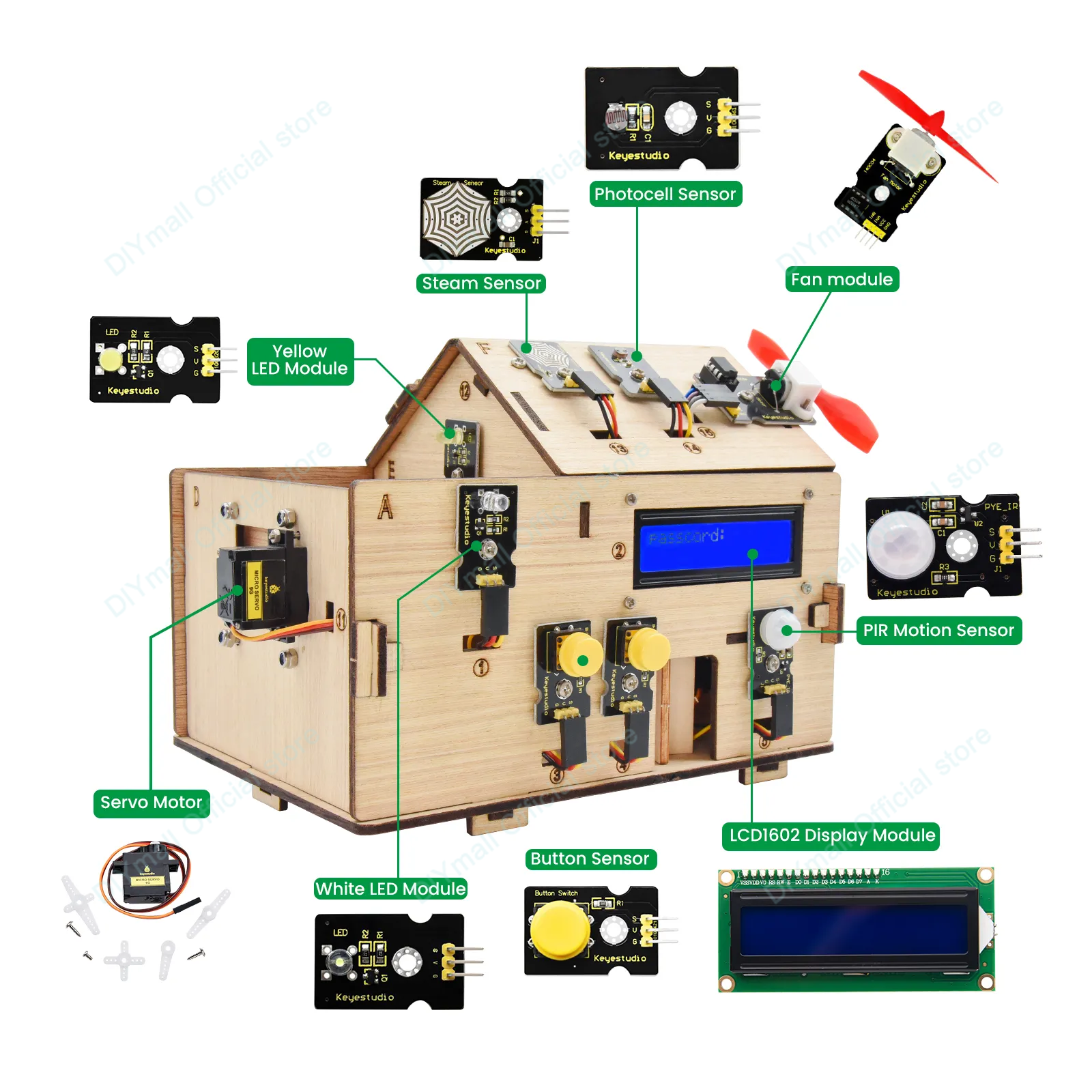 Keyestudio Smart IoT Home Kit  - Diy Automation Projects 리뷰 및 가격
