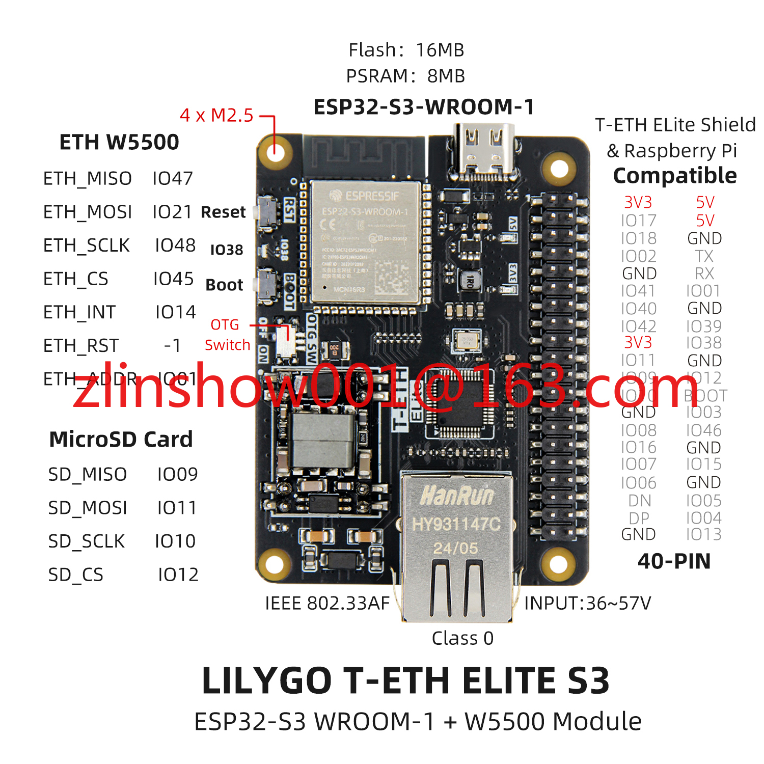 T-ETH-ELite ESP32-S3 Ethernet  - Ethernet Module W5500 리뷰 및 가격