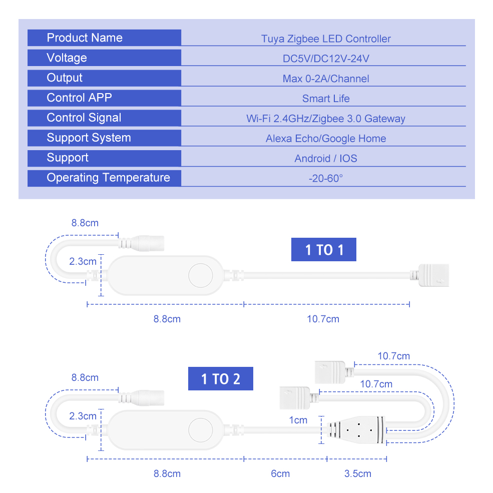 TUYA Zigbee DC5V 12V 24V RGB R - Zigbee Coordinator Stick 리뷰 및 가격