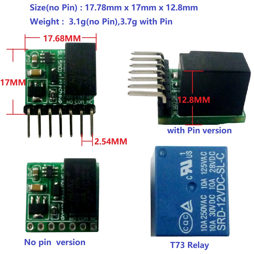 DC 9V 12V 24V 2A mini Bistable - Shelly Relay Module 리뷰 및 가격