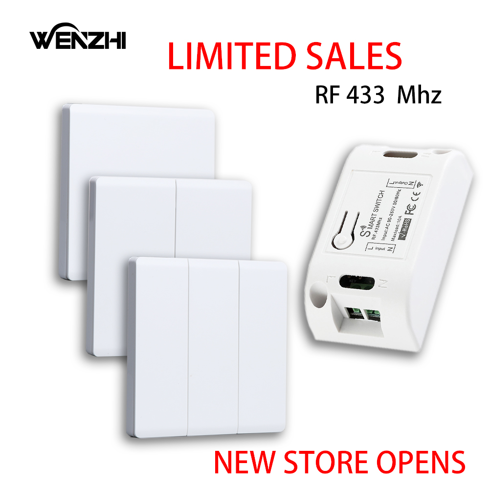 DIY RF 433Mhz Wireless Switch  - Home Automation Panel Diy 리뷰 및 가격