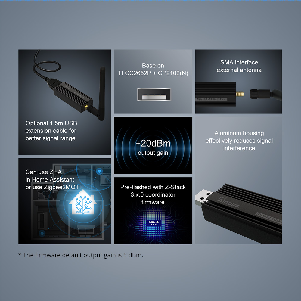 SONOFF ZBDongle-P Zigbee 3.0 U - Zigbee Coordinator Stick 리뷰 및 가격