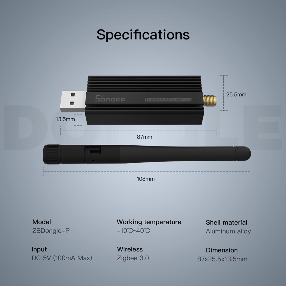 SONOFF ZBDongle-P Zigbee 3.0 U - Zigbee Coordinator Stick 리뷰 및 가격