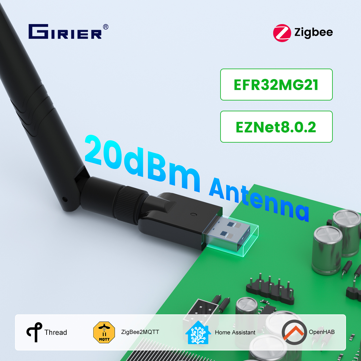GIRIER ZigBee 3.0 Dongle USB G - Zigbee Coordinator Stick 리뷰 및 가격