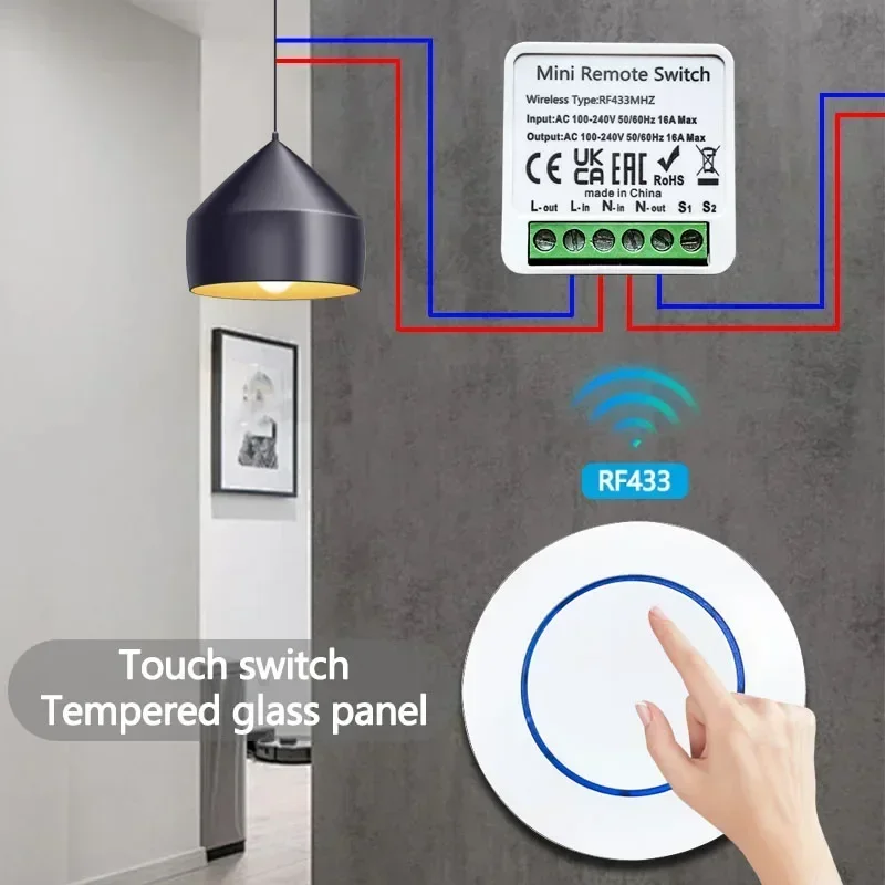 RF 433MHz Smart Wireless DIY R - Home Automation Panel Diy 리뷰 및 가격