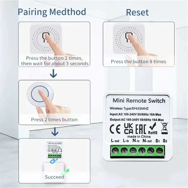 RF 433MHz Smart Wireless DIY R - Home Automation Panel Diy 리뷰 및 가격