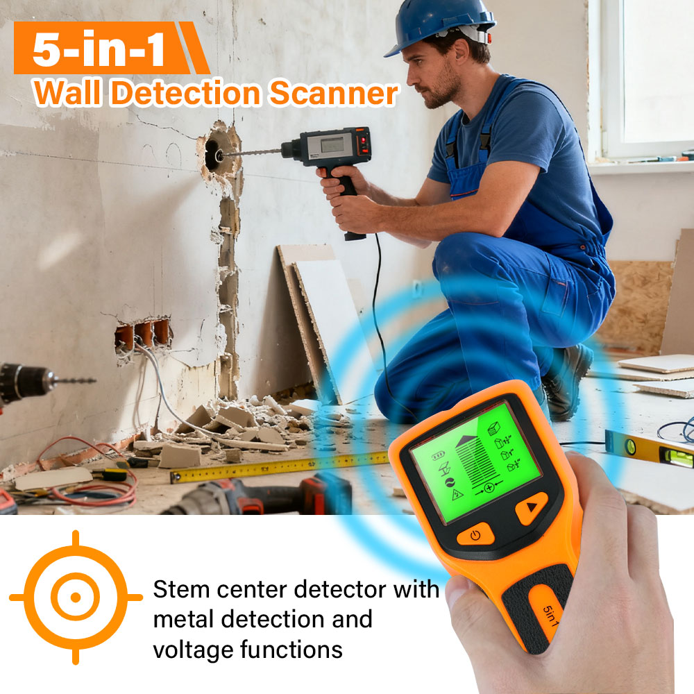 New 5-in-1 Wall Detector Handh - Water Leak Detector Wired 리뷰 및 가격