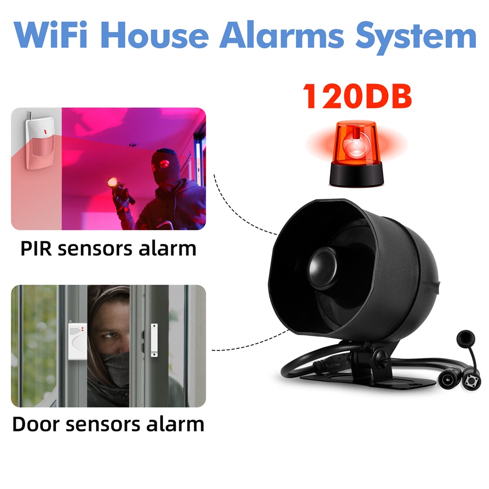 KERUI 120db Siren Alarm System - Smart Home Automation Diy 리뷰 및 가격