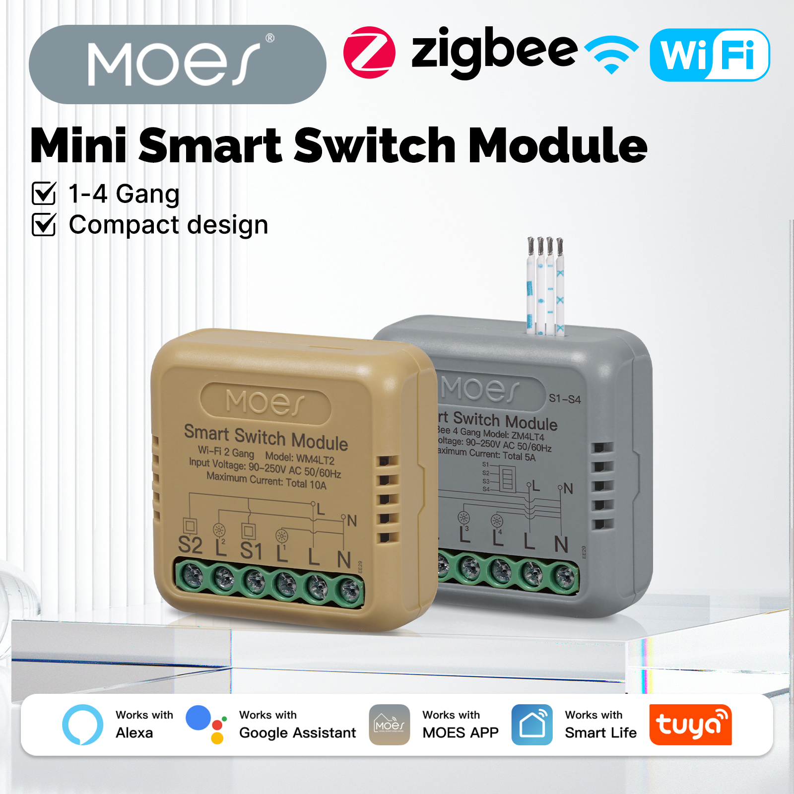 MOES Tuya WiFi Zigbee Mini DIY - Smart Home Automation Diy 리뷰 및 가격