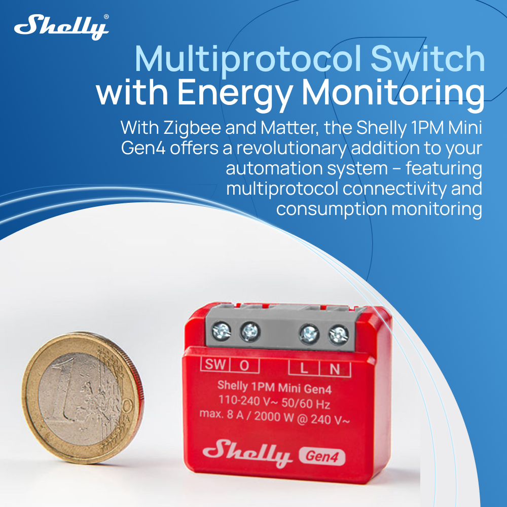 Shelly 1PM Mini Gen4 Zigbee Sm - Shelly Relay Module 리뷰 및 가격