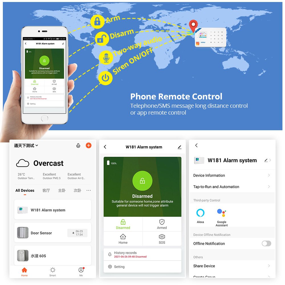 KERUI Security Alarm System Ki - Smart Home Automation Diy 리뷰 및 가격