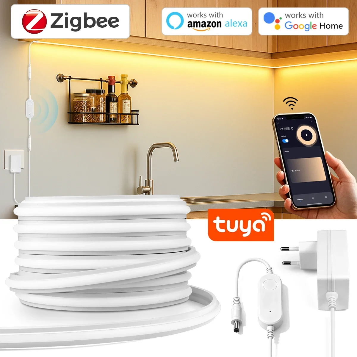 Zigbee 3.0 24V Neon LED Strip  - Zigbee Coordinator Stick 리뷰 및 가격