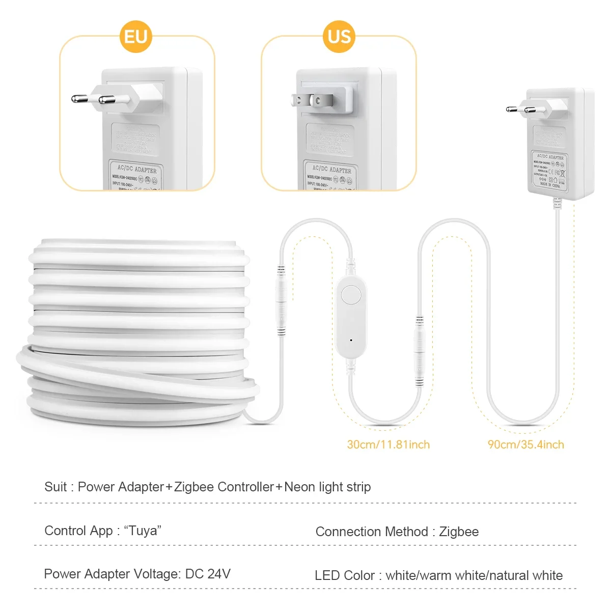Zigbee 3.0 24V Neon LED Strip  - Zigbee Coordinator Stick 리뷰 및 가격